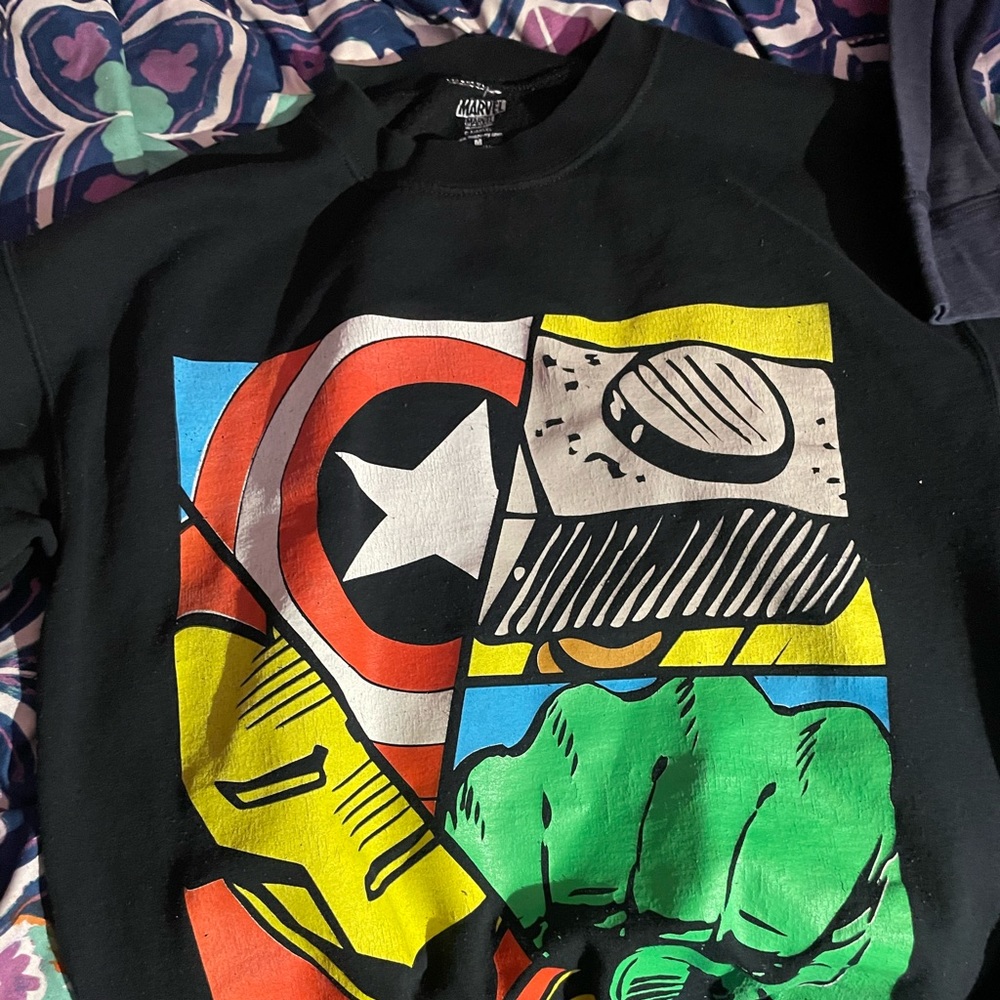 Vintage navel sweater sz m